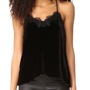 Cami NYC Velvet Lace Racer Tank